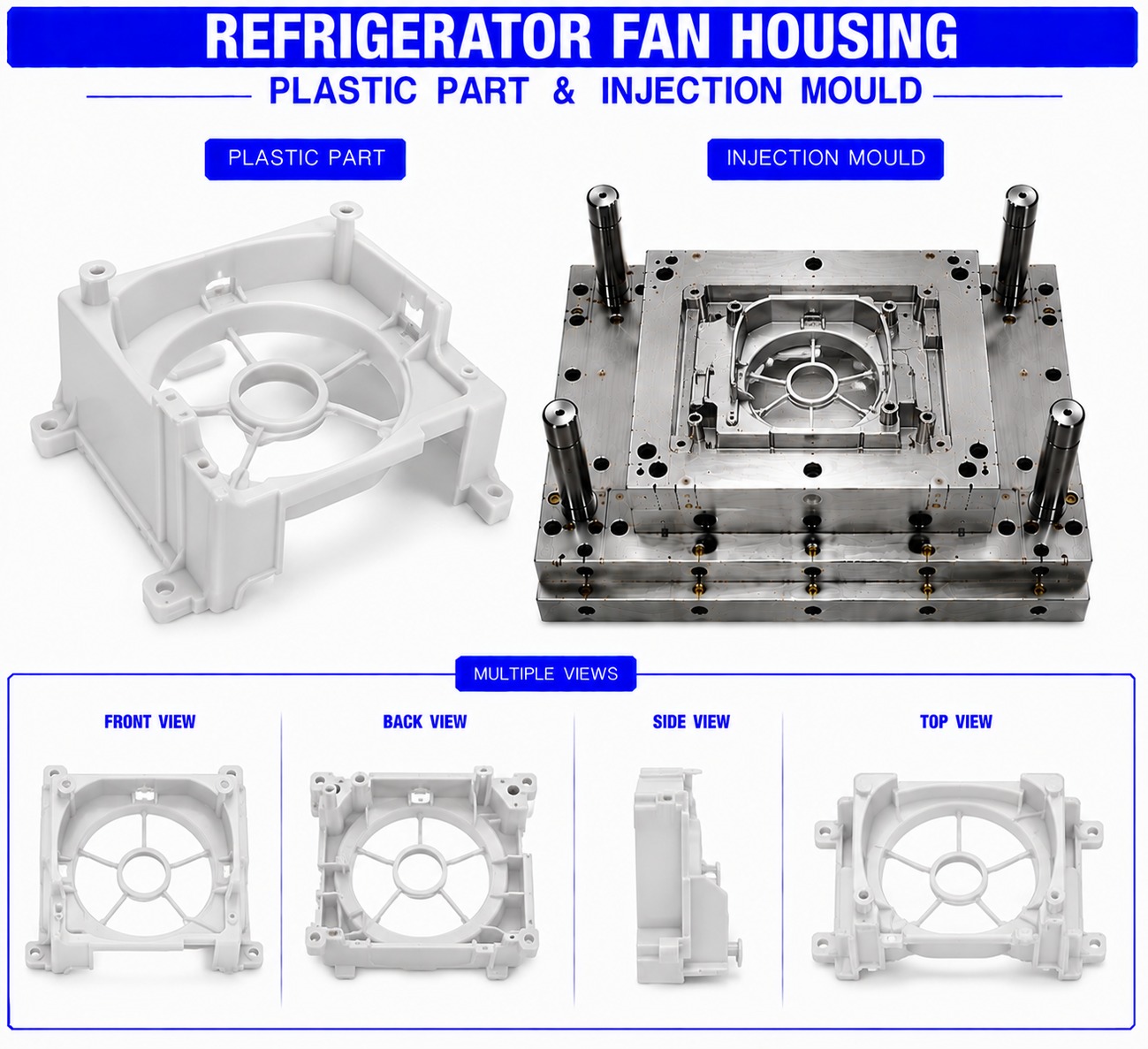 Refrigerator Plastic Fan Housing